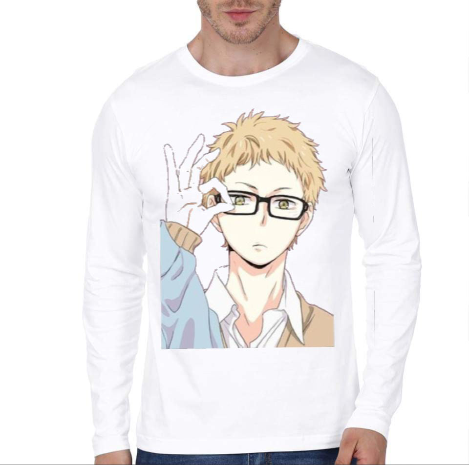 Kei Tsukishima Full Sleeve T-Shirt