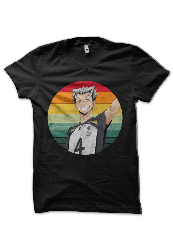 Haikyuu!!: Kotaro Bokuto 80’s Sunset Colored T-Shirt