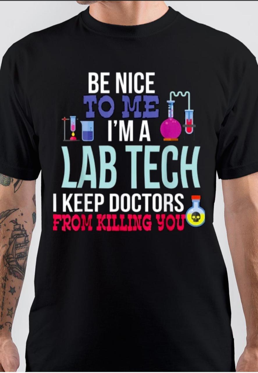 Lab Tech Black T-Shirt