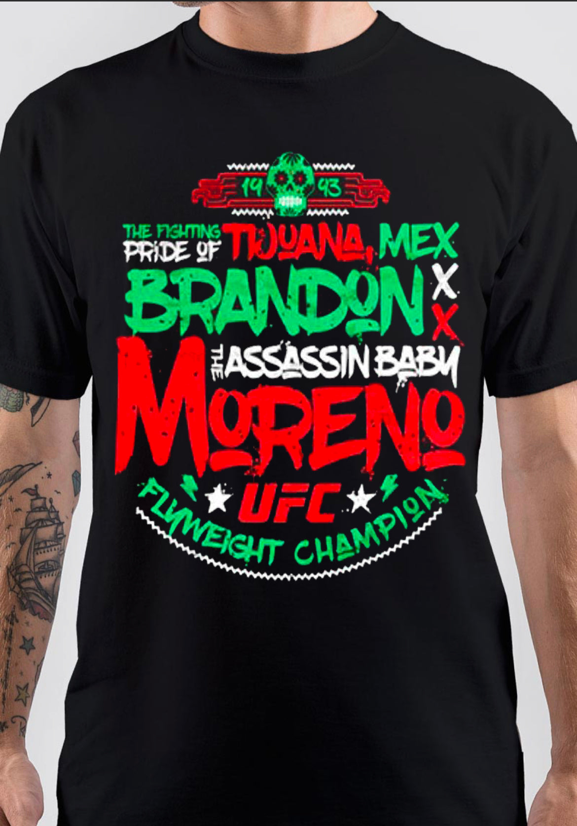 MORENO FLYWEIGHT CHAMPION T-SHIRT