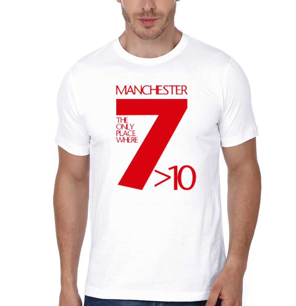 Manchester – the only place where 7>10 White T-Shirt