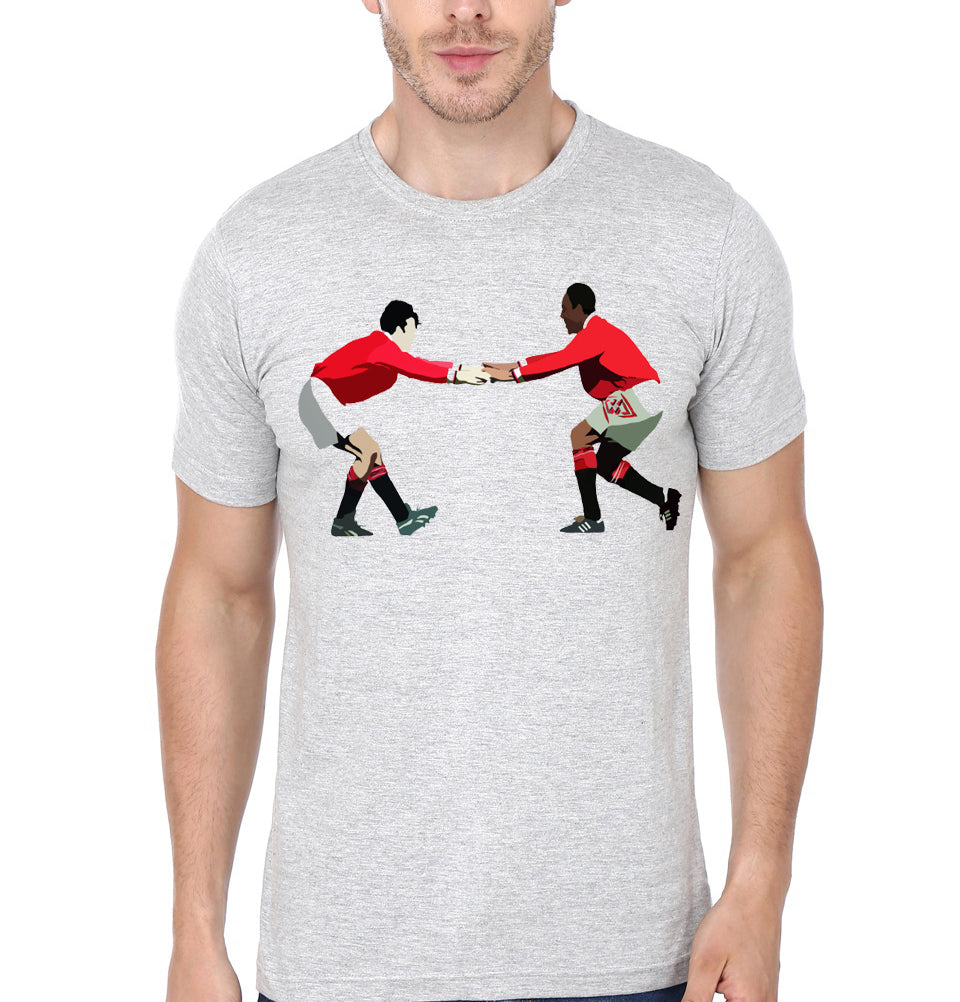 Manchester United’s Giggs & Ince Grey T-Shirt