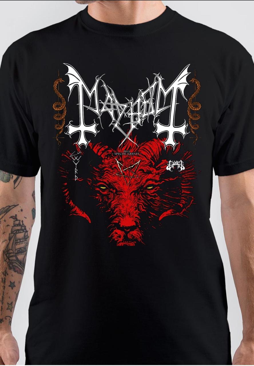 Mayhem Band Black T-Shirt