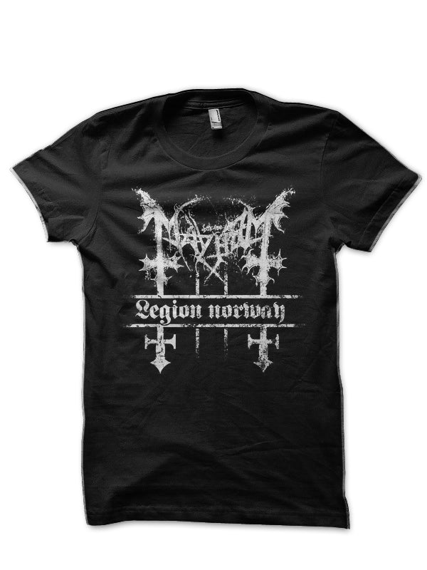 Mayhem Legion Norge Black T-Shirt