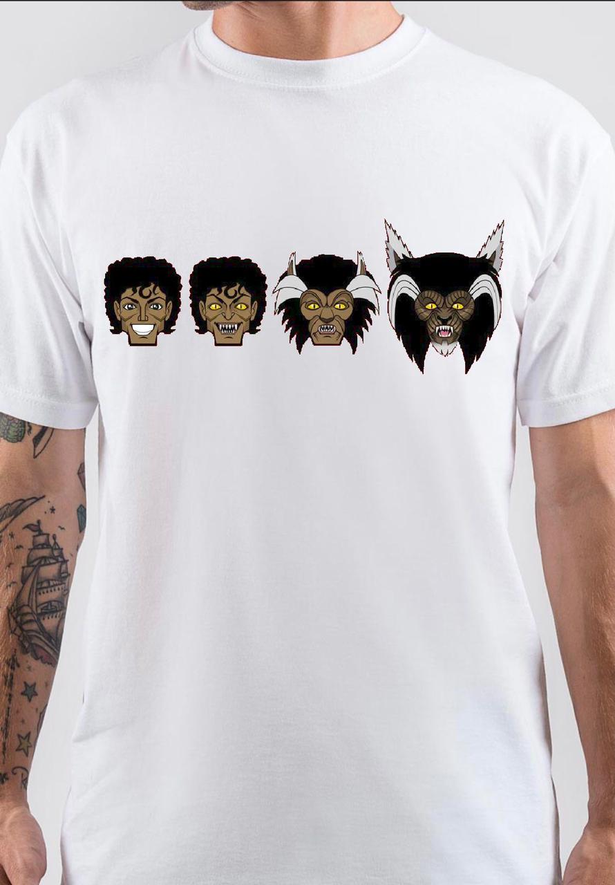 Michael Jackson Thriller Sticker Art T-Shirt