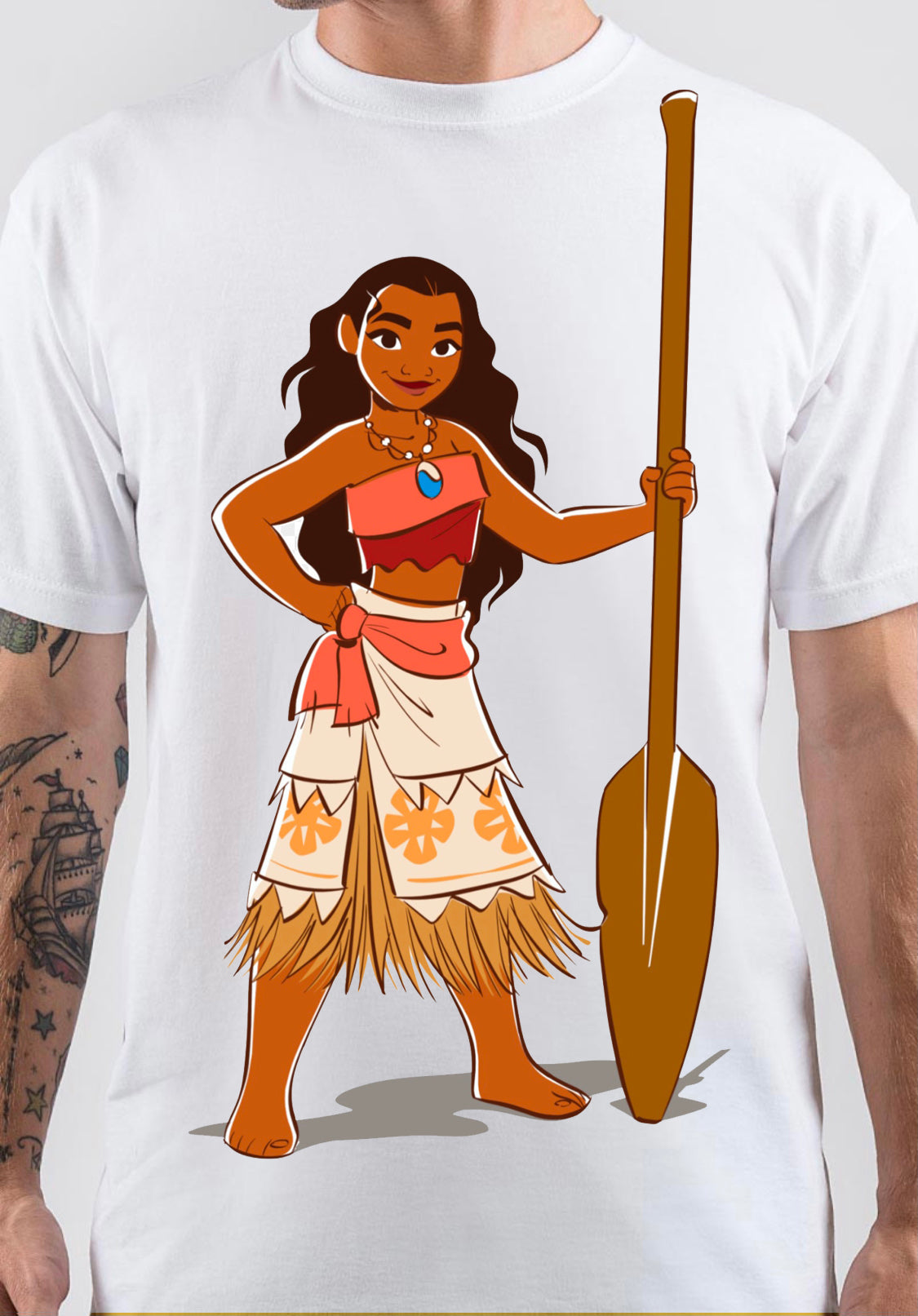Moana White Art T-Shirt