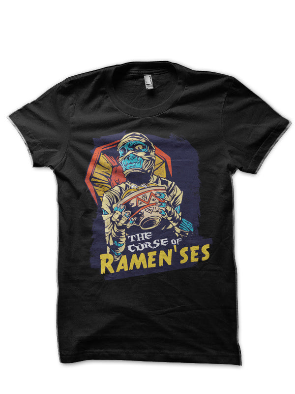 Halloween Mummy Black Half Sleeve T-Shirt