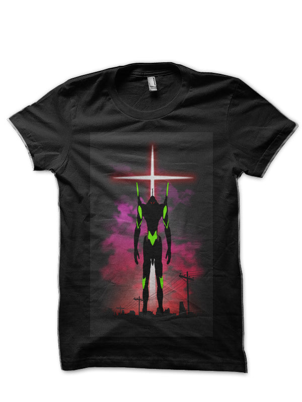 Neon Genesis Evangelion Black T-Shirt