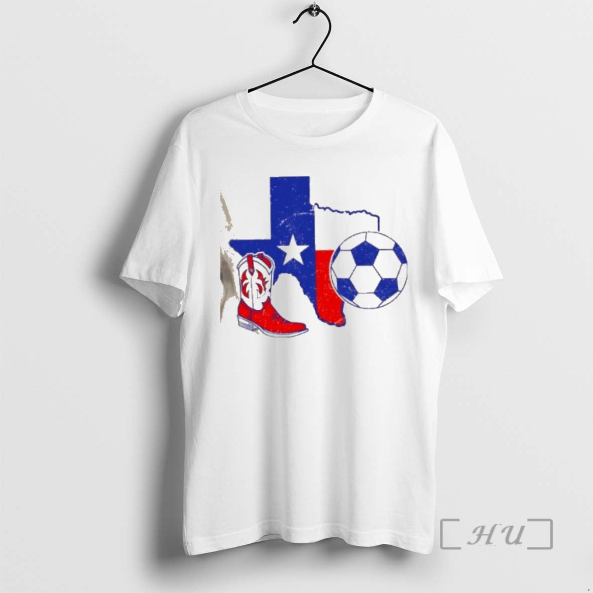 New Texas Map Soccer Graphic