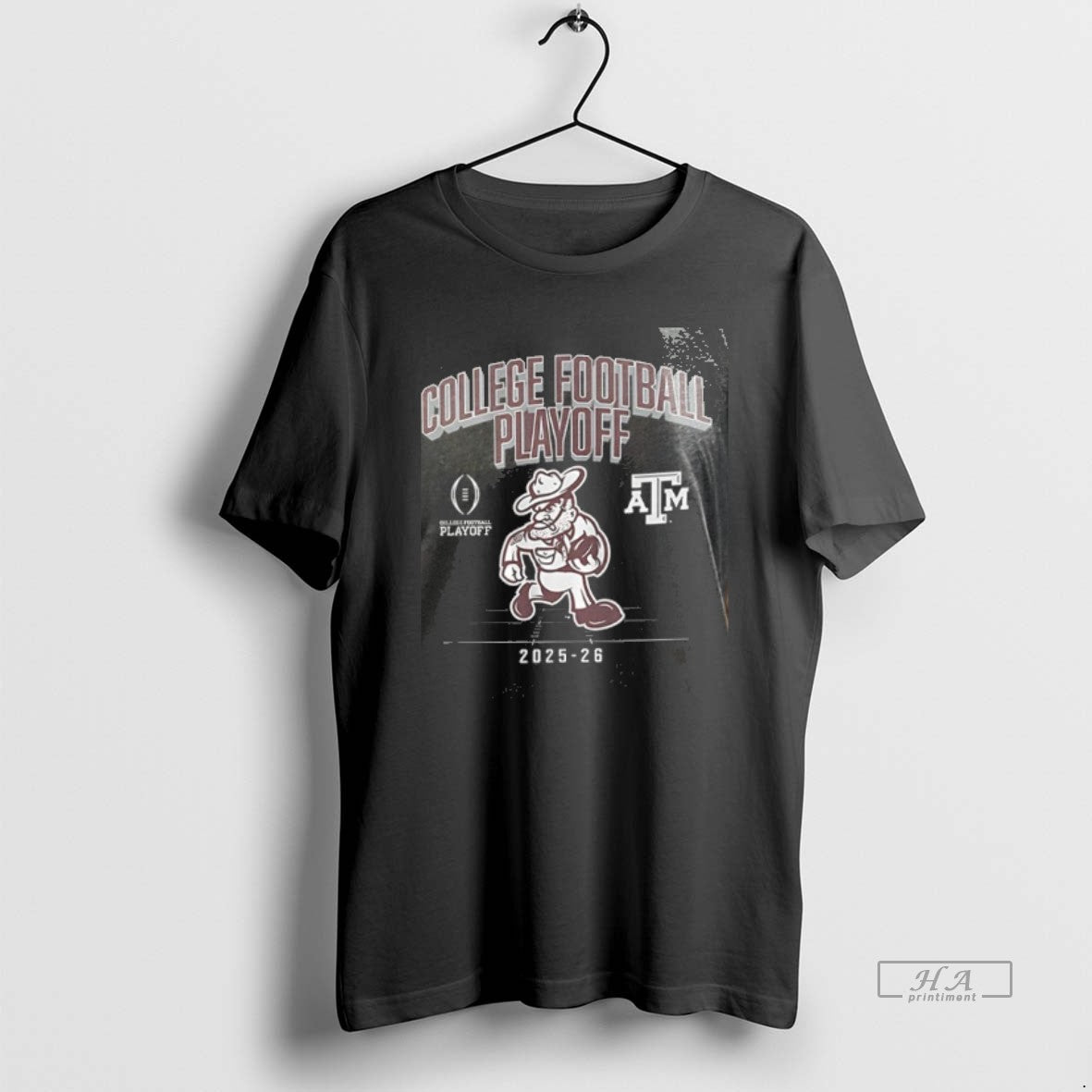 Official 0ajuqudr Texas Am Football 2025 26 College Football Playoff Mascot 2 Sided
