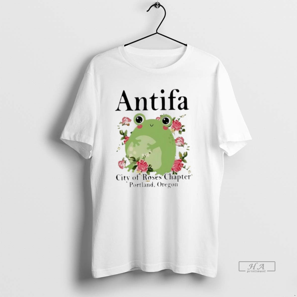 Official Antifa City Of Roses Frog