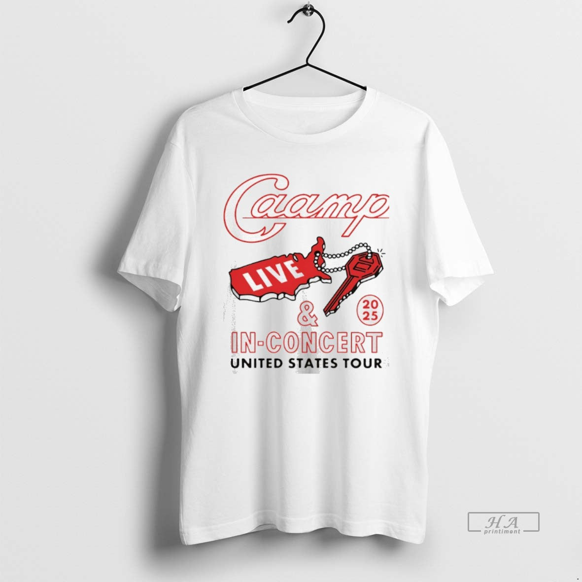 Official Caamp Live And In Concert United States Tour The Band Brothers Keychain 2025