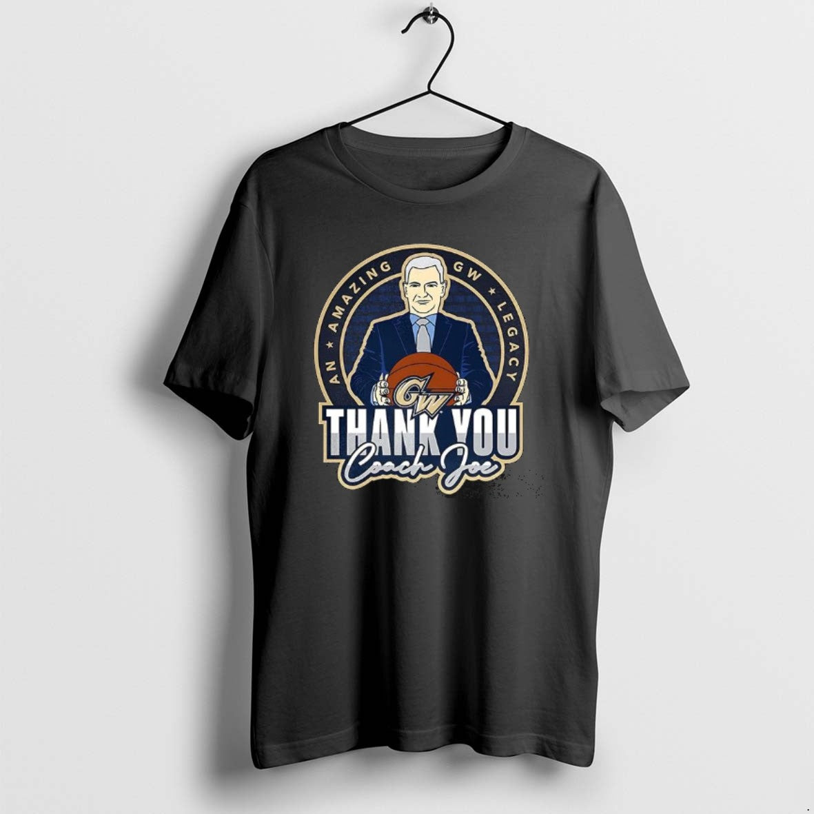 Official George Washington Basketball Thank You Coach Joe
