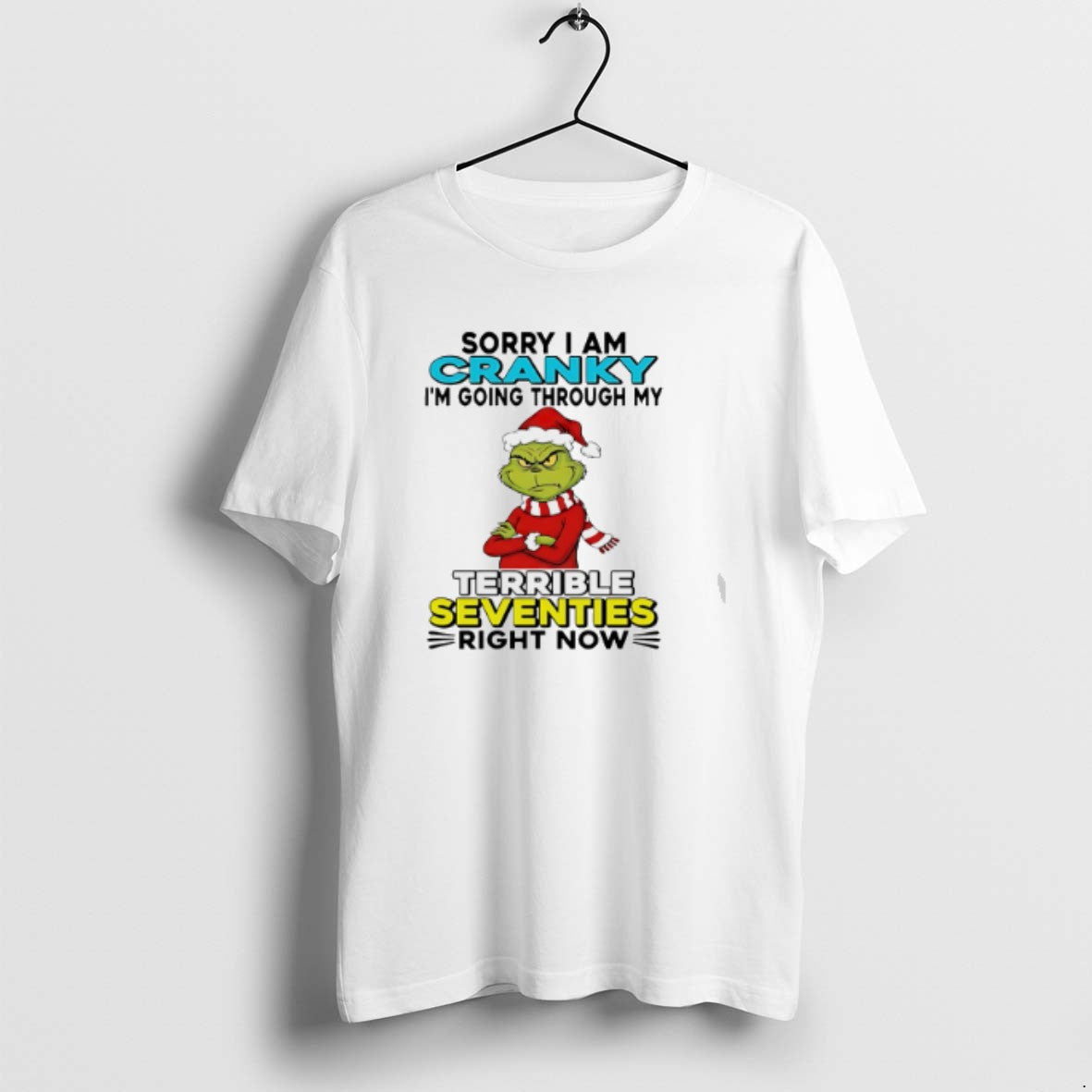 Official Grinch Sorry I Am Cranky Im Going Through My Terrible Seventies Right Now