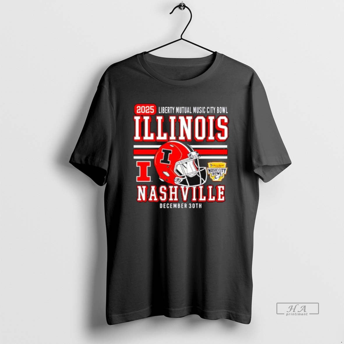 Official Illinois Football 2025 Liberty Mutual Music City Bowl Dec 30th