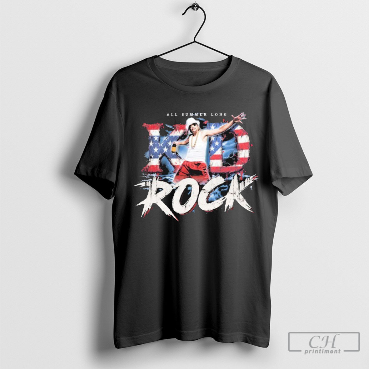 Official Kid Rock All Summer Long Rwb T Shirts