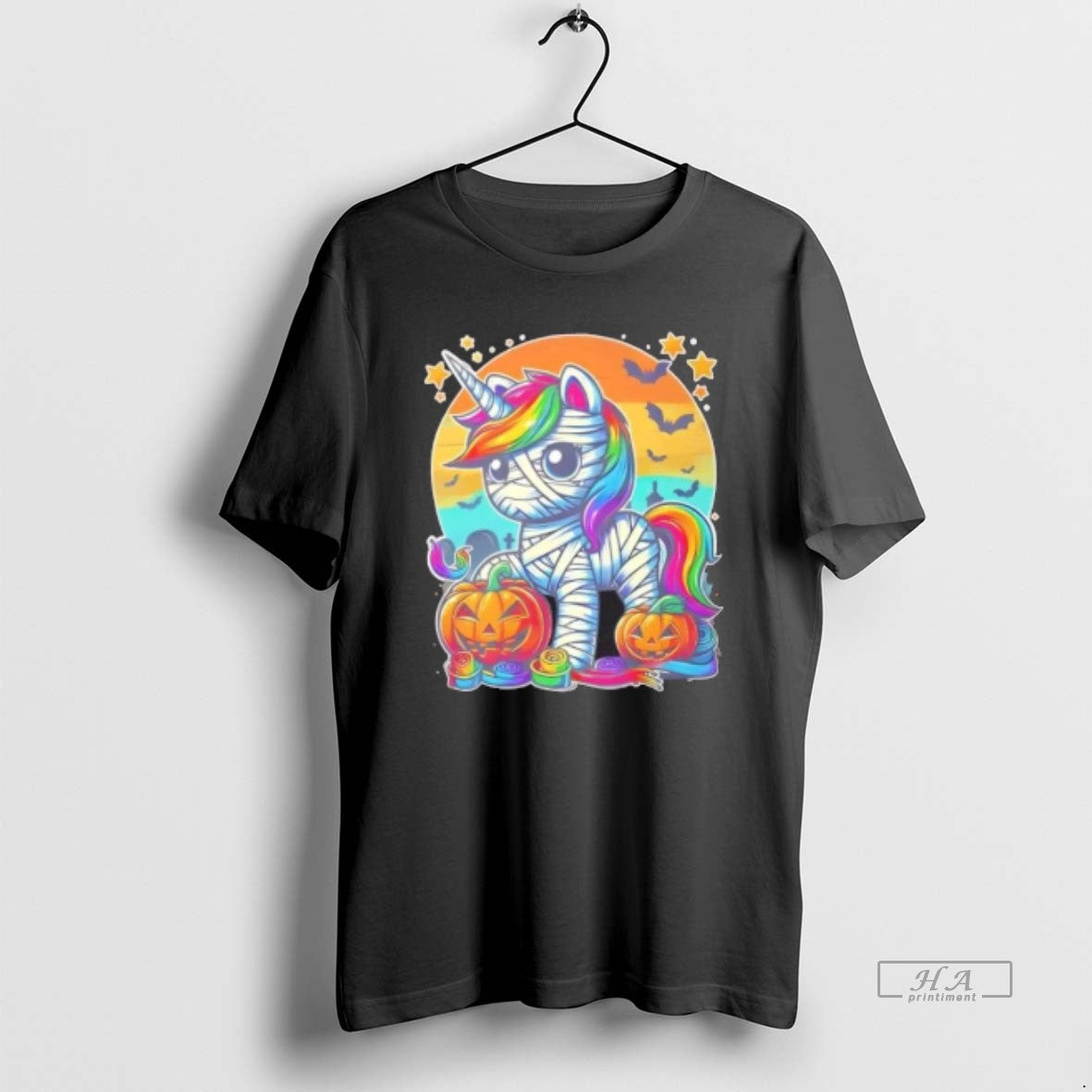 Official Mummy Unicorn Cute Halloween Rainbow
