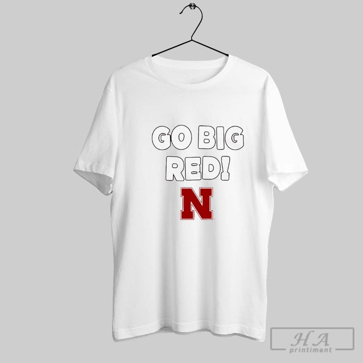 Official Nebraska Cornhuskers Basketball Go Big Red Slogan