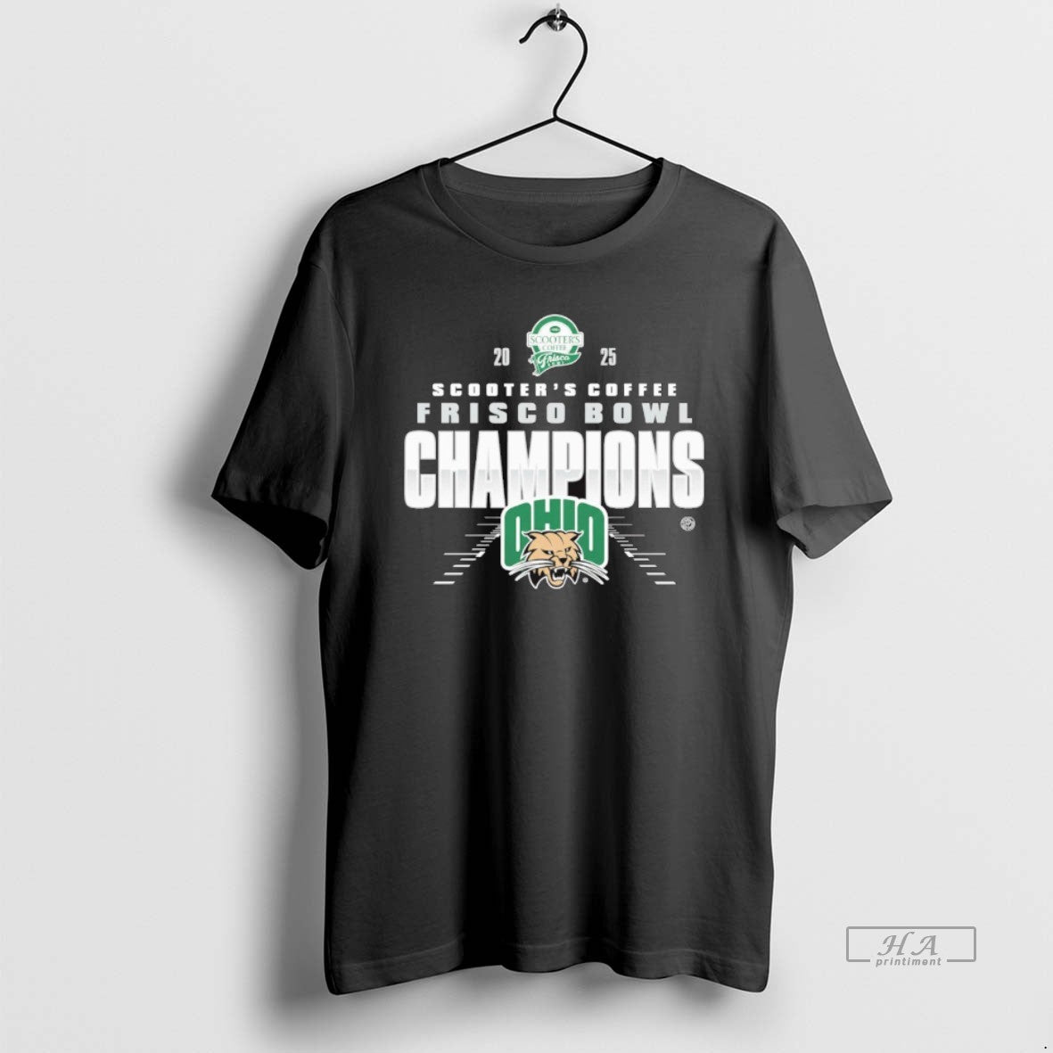 Official Ohio Bobcats 2025 Scooters Coffee Frisco Bowl Champions