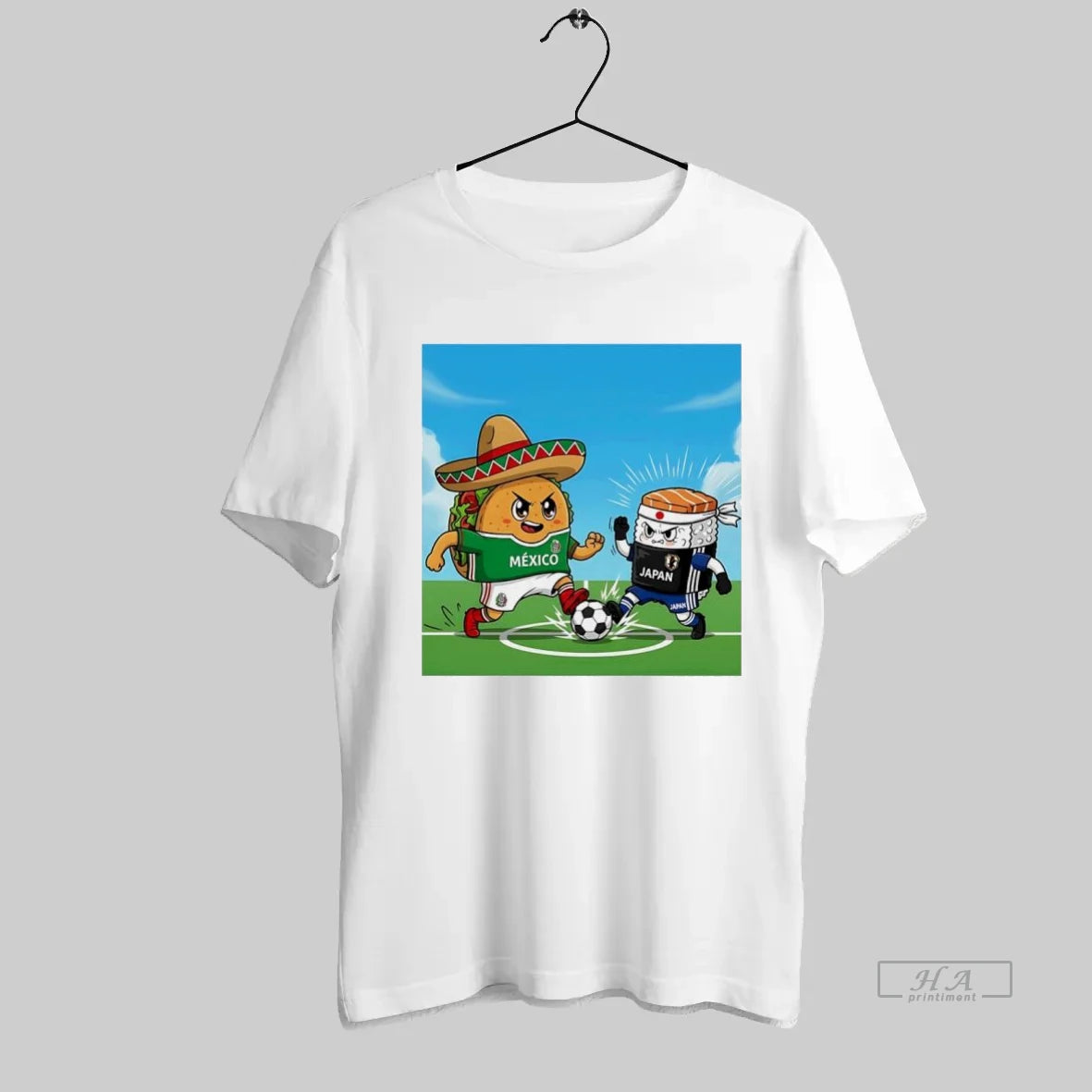 Official Taco Sombrero Mexico Vs Sushi Japan Soccer