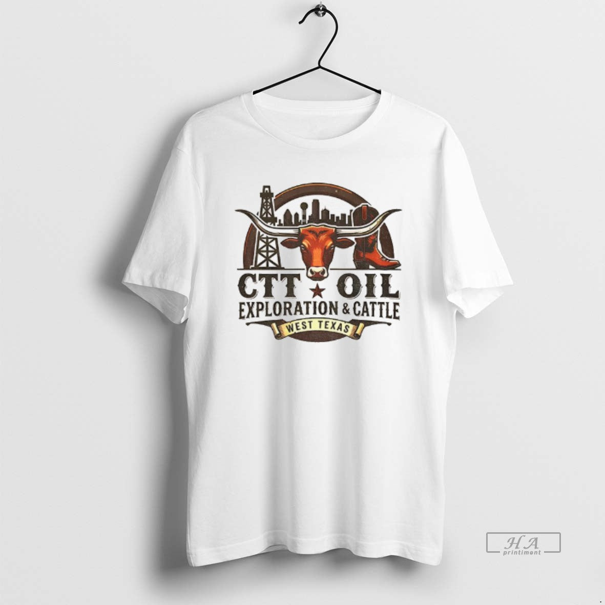 Official Texas Longhorns Football Ctt Oil Exploration And Cattle West Texas