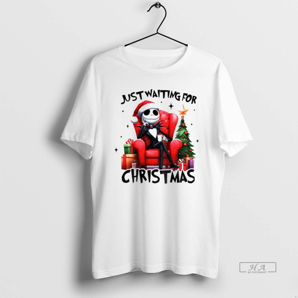 Official Trendy Jack Skellington Just Waiting For Christmas 2025