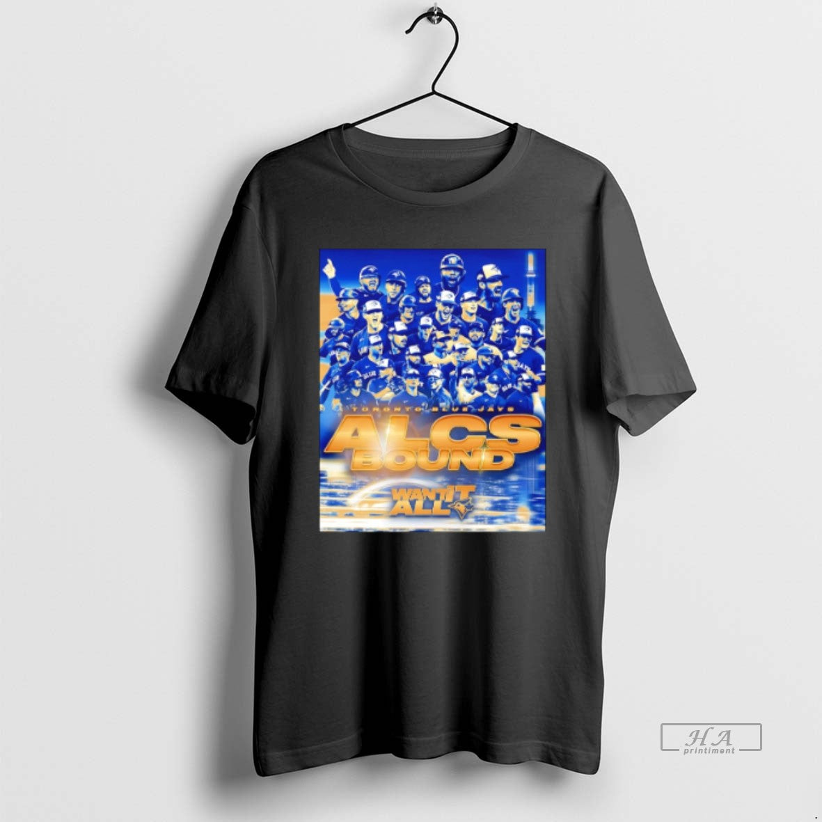 Official Trendy Toronto Blue Jays 2025 Alcs Bound Want It All Champions