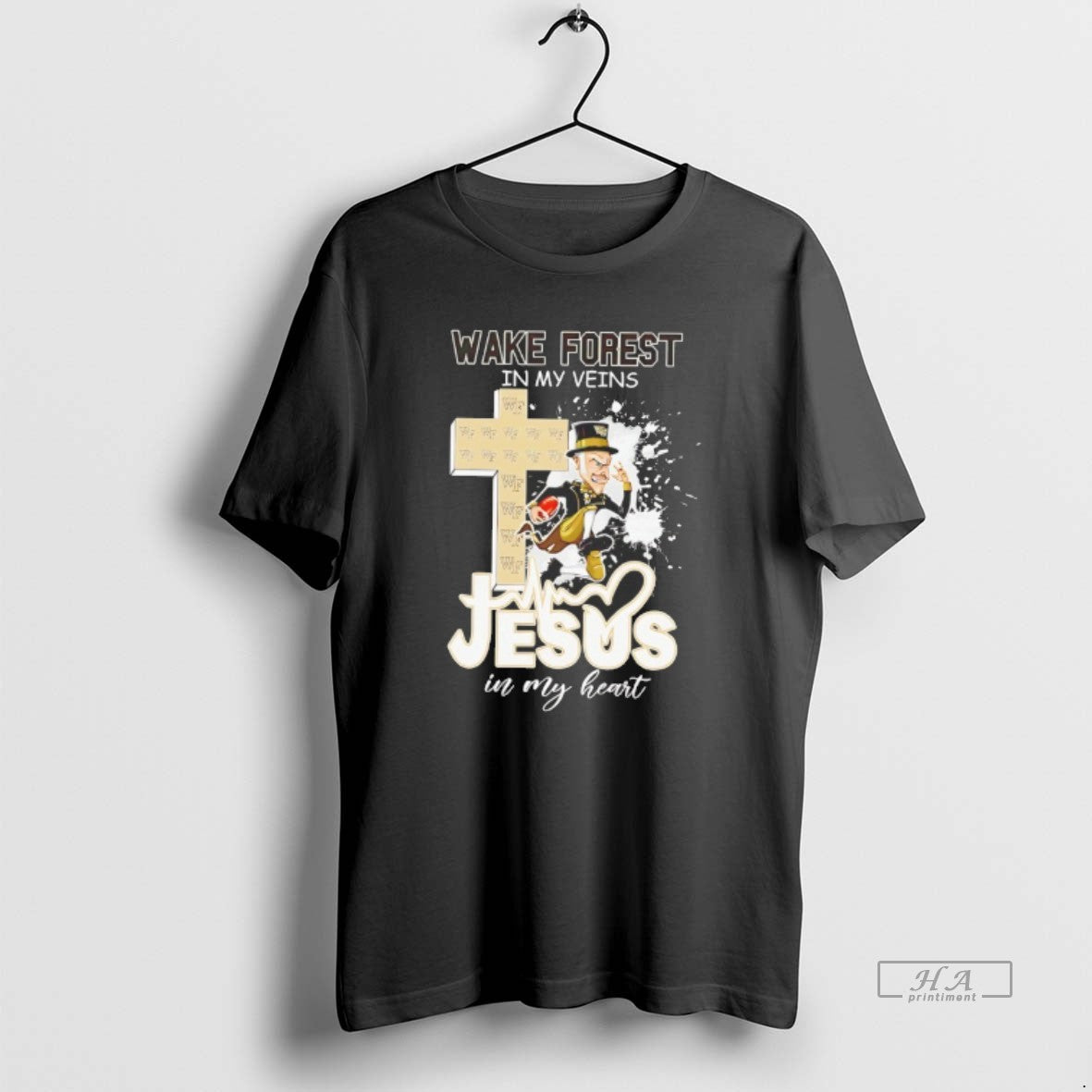 Official Wake Forest Demon Deacons In My Veins Jesus In My Heart