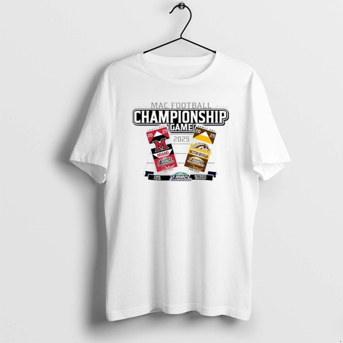 Official Lo9fgnzc Mac Football Championship Miami Redhawks Vs Western Michigan