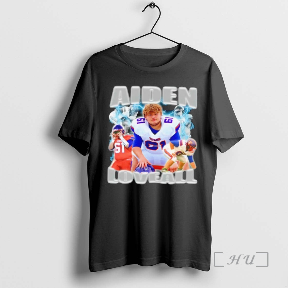 Officials Aiden Loveall Football Lightning Graphic