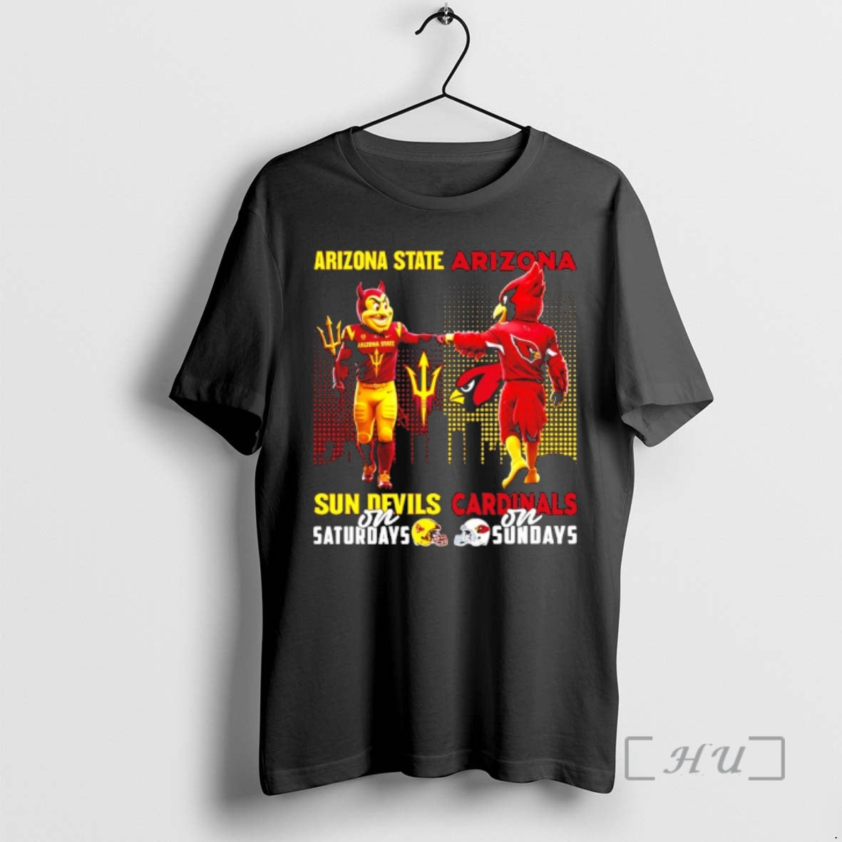 Officials Arizona State Sun Devils On Saturdays Vs Arizona Cardinals On Sundays Mascot Skyline Premium