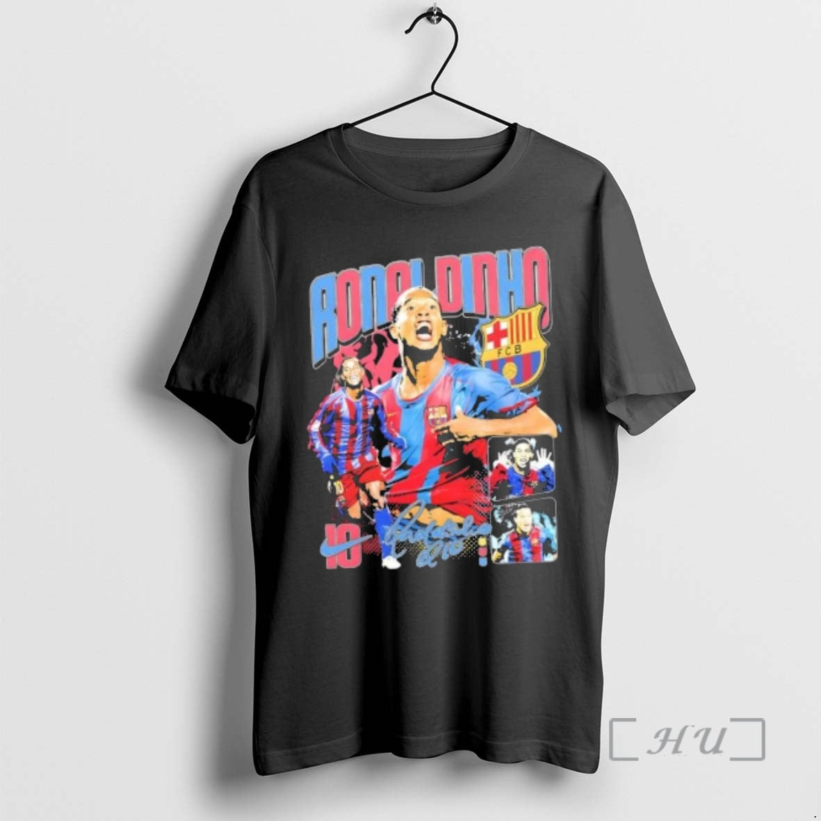 Officials Barcelona Fc Ronaldinho Magician Soccer Graphic