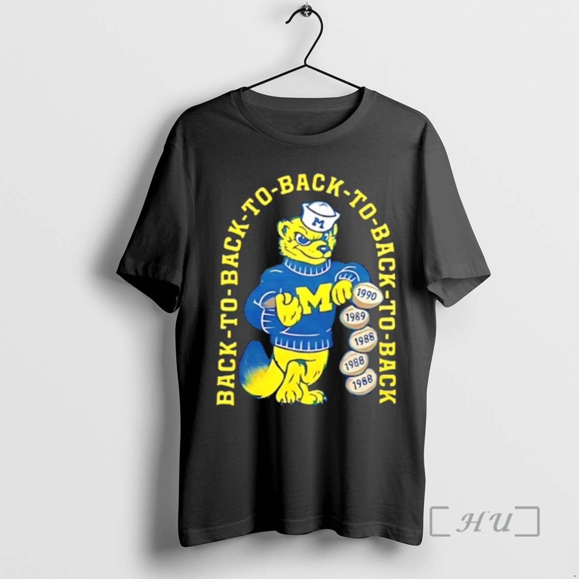 Officials Dave Portnoy Michigan Wolverines Back To Back To Back 5 Time Champions Premium