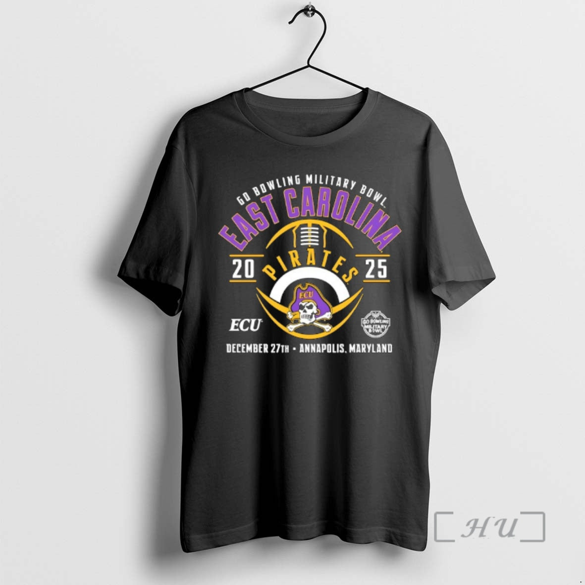 Officials East Carolina Pirates Go Bowling Military Bowl 2025 Annapolis Maryland Premium T Shirts Sweater