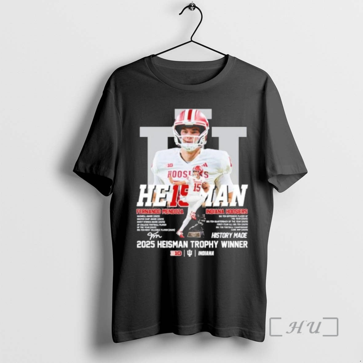 Officials Fernando Mendoza Indiana He15man 2025 Heisman Trophy Winner Signature