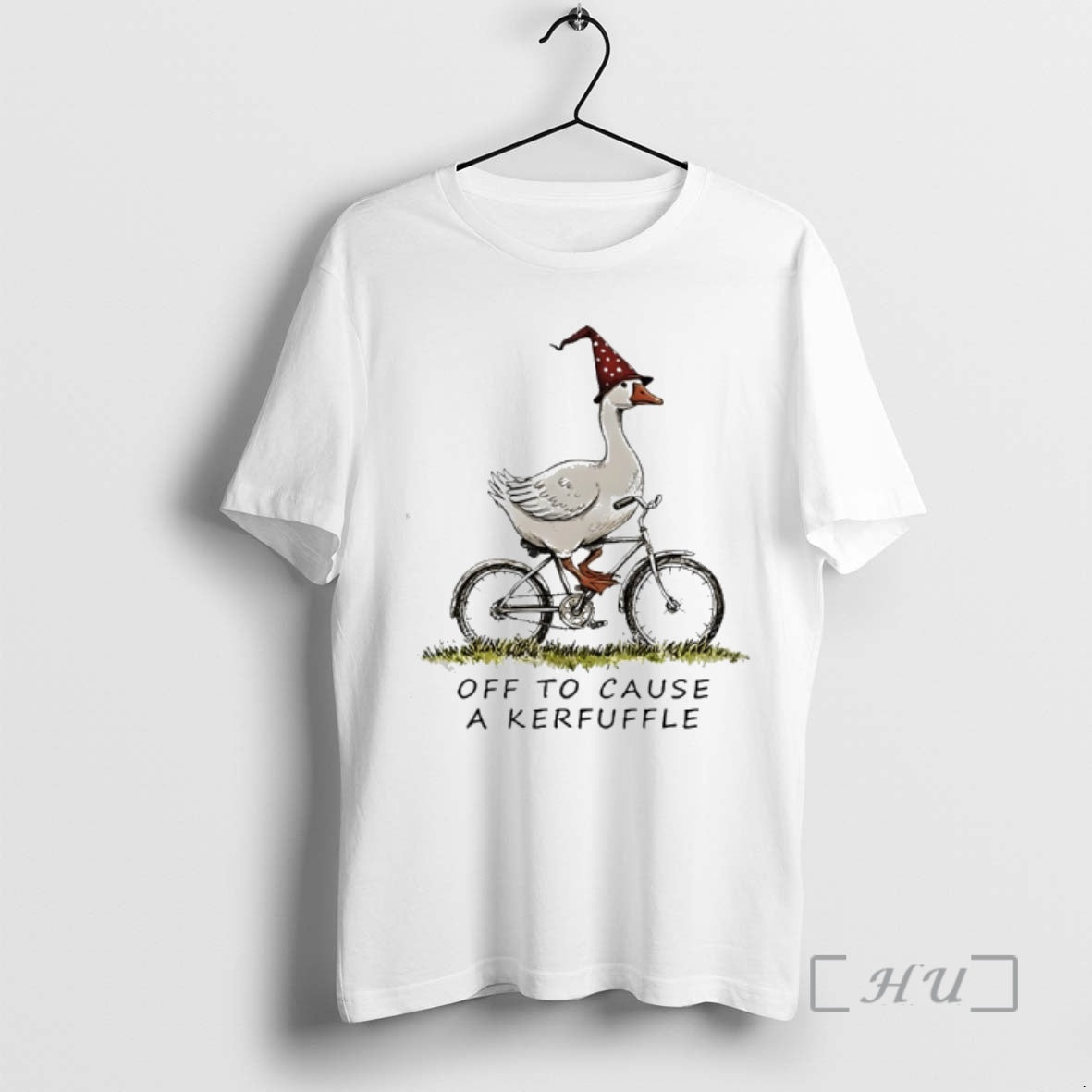 Officials Goose Riding A Bicycle Off To Cause A Kerfuffle