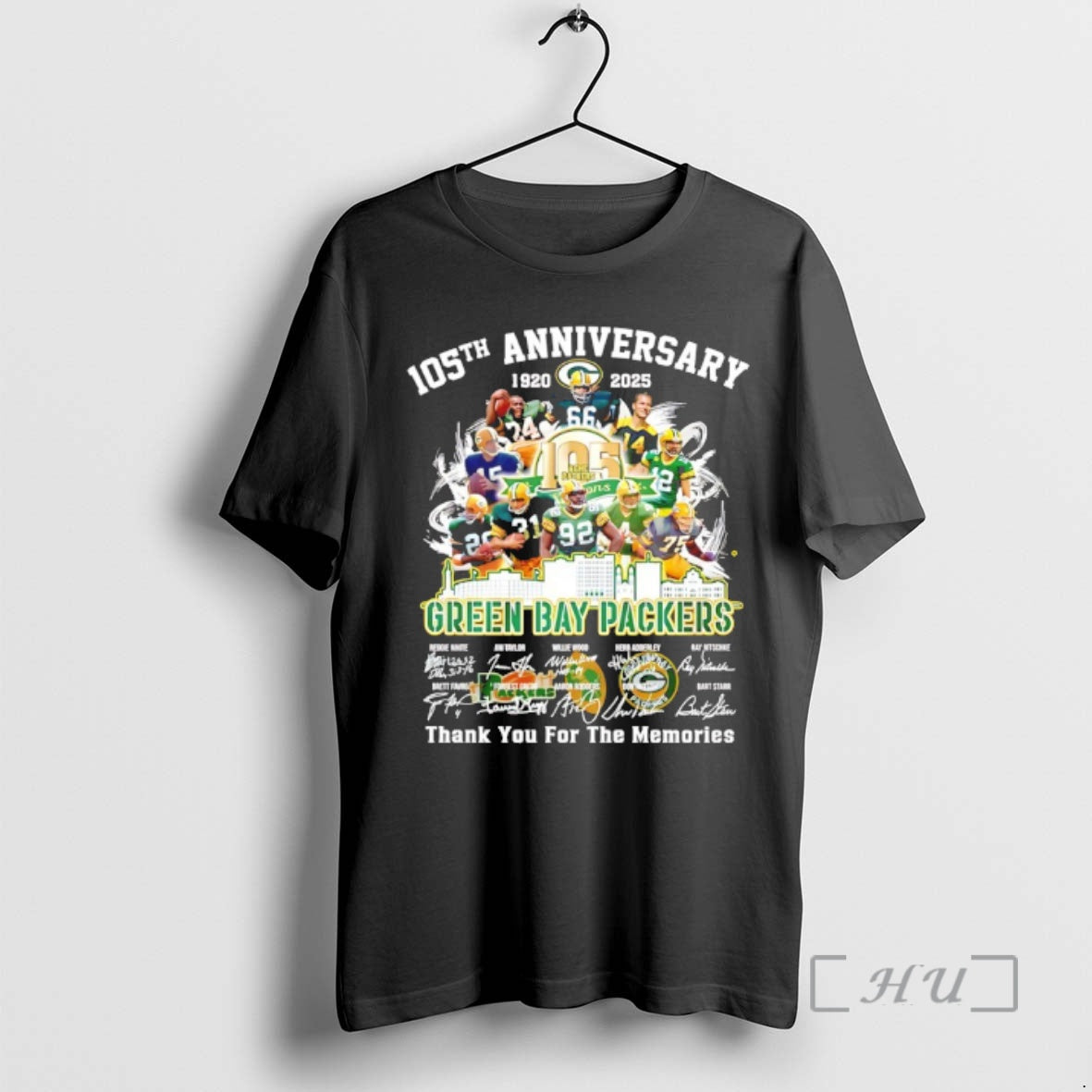 Officials Green Bay Packers 105th Anniversary 1920 2025 Thank You For The Memories Premium