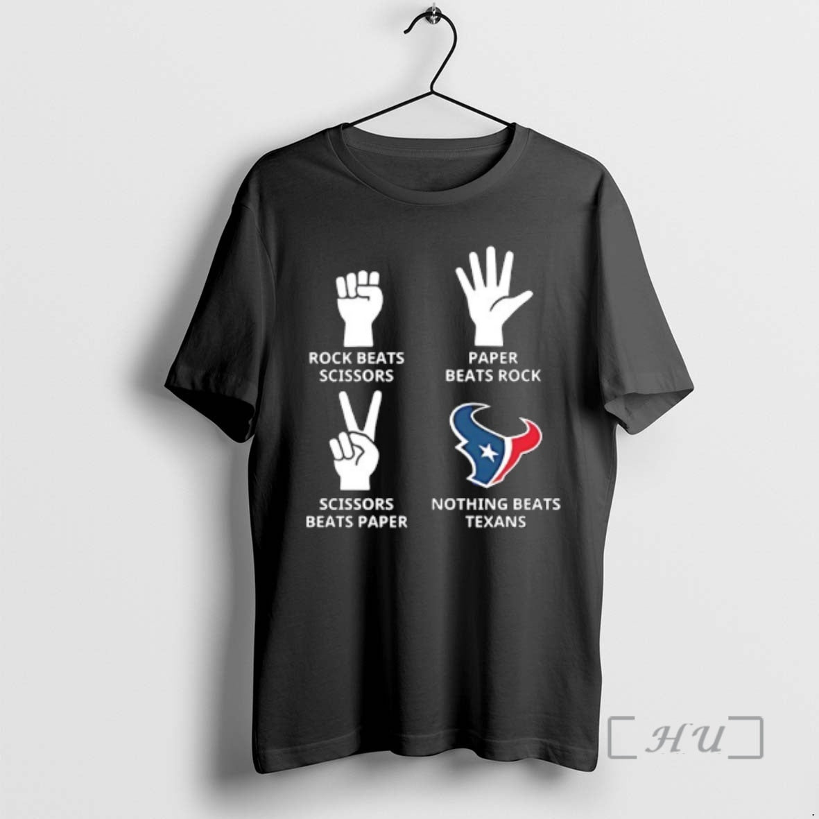 Officials Houston Texans Nothing Beats Rock Beats Scissors Paper Beats Rock Scissors Beats Paper Premium