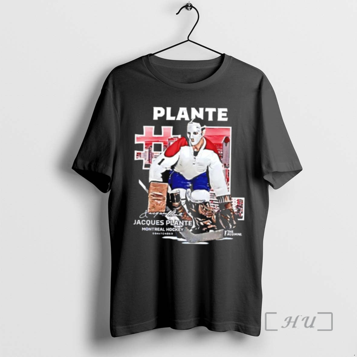 Officials Jacques Plante Montreal Throwback Signature Hockey Player