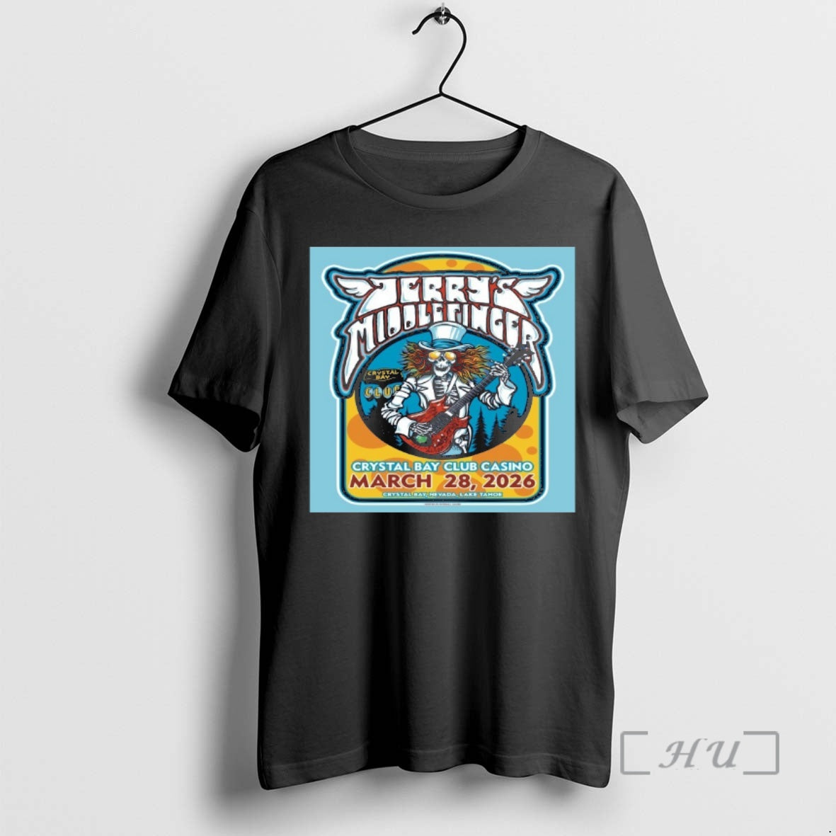 Officials Jerrys Middle Finger Crystal Bay Nevada March 28 2026 Concert Premium T Shirts Sweater