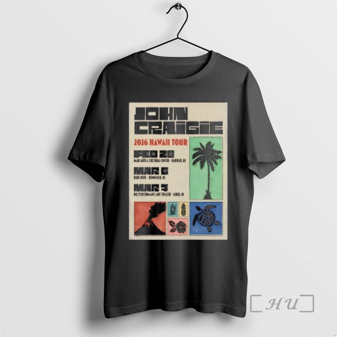 Officials John Craigie Hawaii 2026 Shows Circle Black