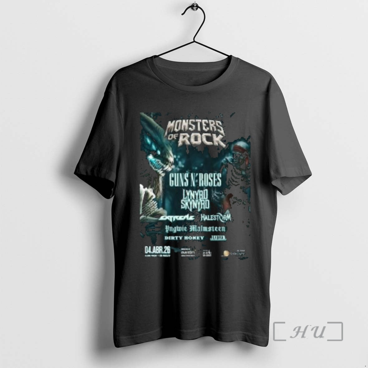 Officials Monster Of Rock Sao Paulo Prazil At Allianz Parque On April 4 2026 Circle