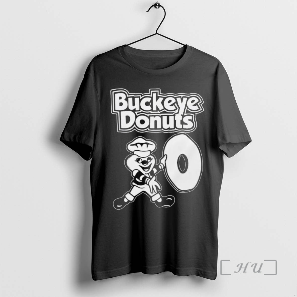 Officials Ohio State Buckeye Mascot Holding Donut Buckeye Donuts