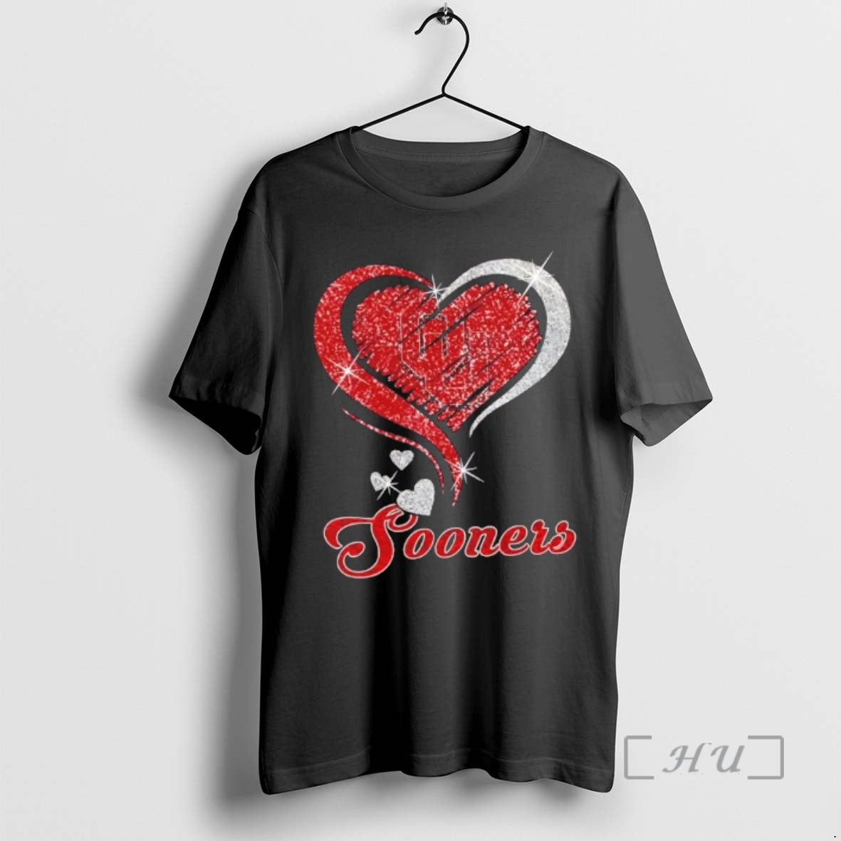 Officials Oklahoma Sooners Football In Glitter Heart Fans