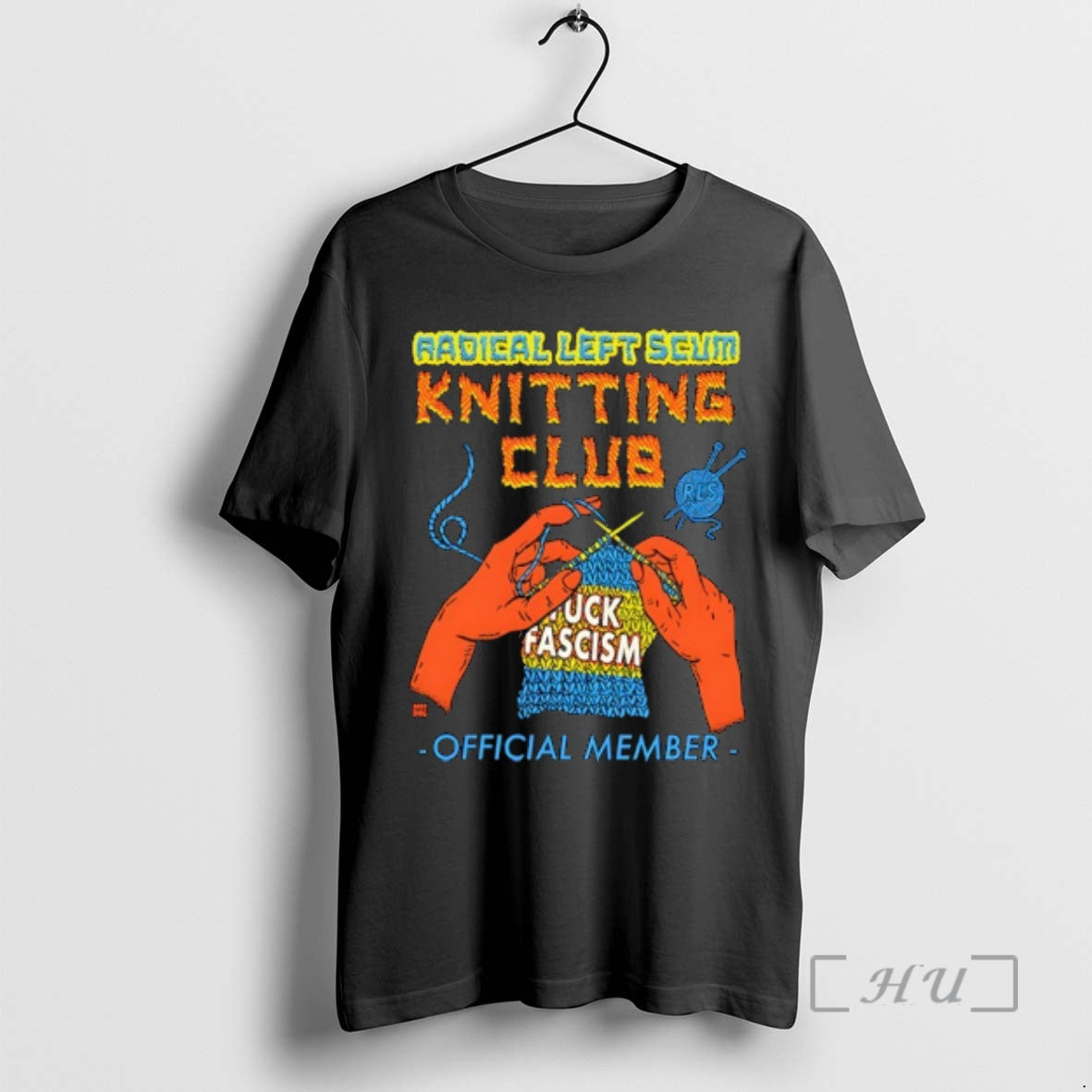 Officials Radical Left Seum Knitting Club Fuck Fascism Member