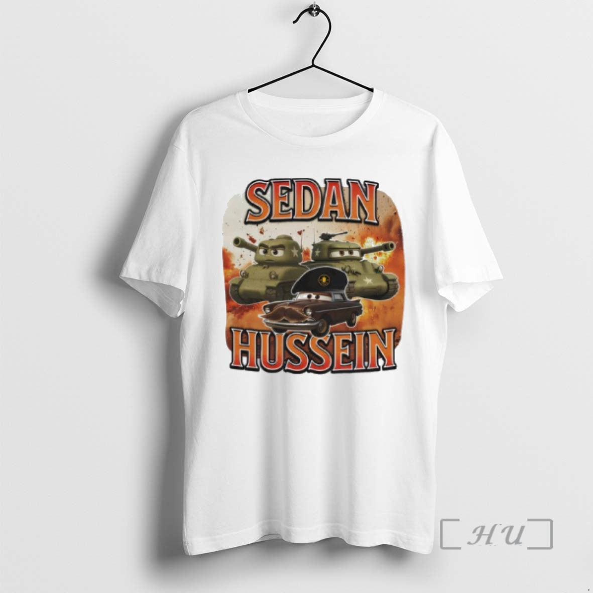 Officials Sedan Hussein Tank Graphic