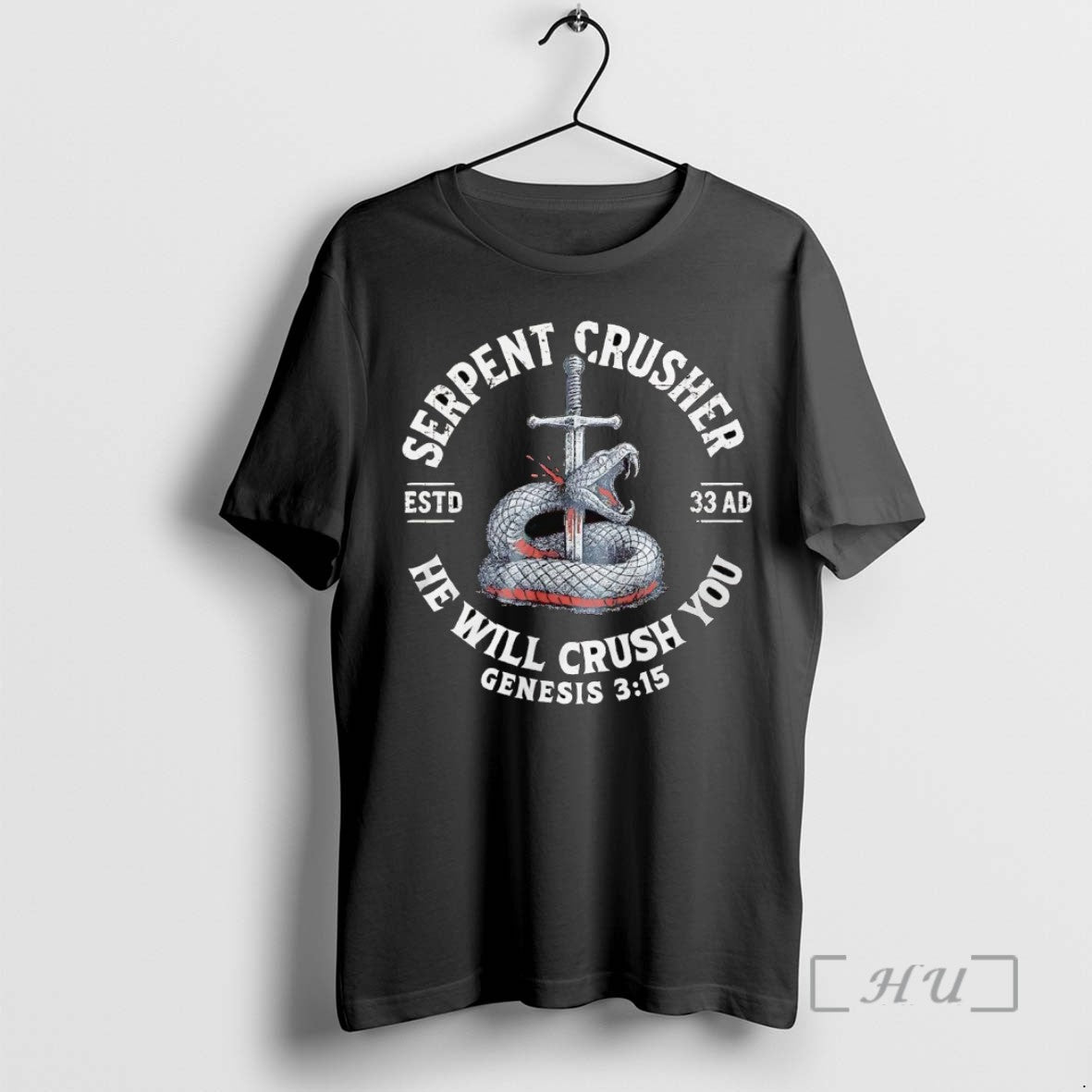 Officials Serpent Crusher Estd 33 Ad He Will Crush You Genesis 3 15