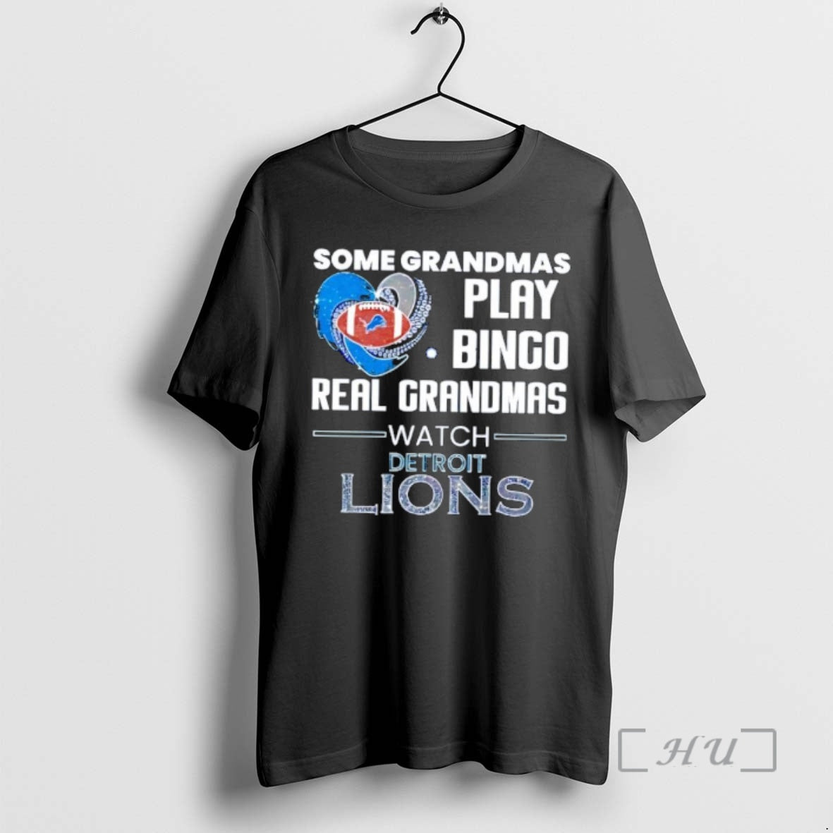 Officials Some Grandmas Play Bingo Real Grandmas Watch Detroit Lions 2026 Premium T Shirts Sweater