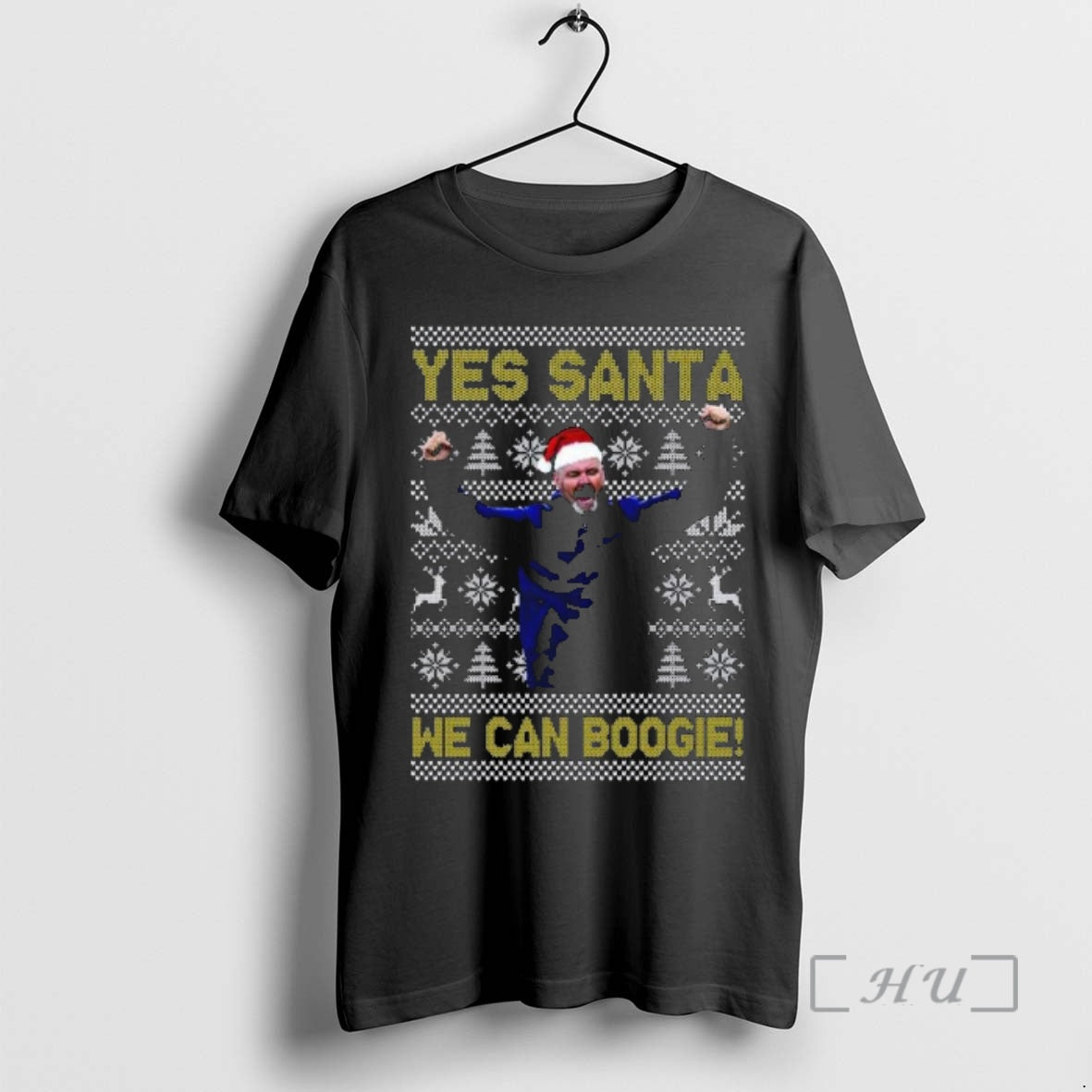 Officials Steve Clark Yes Santa We Can Boogie Ugly Christmas