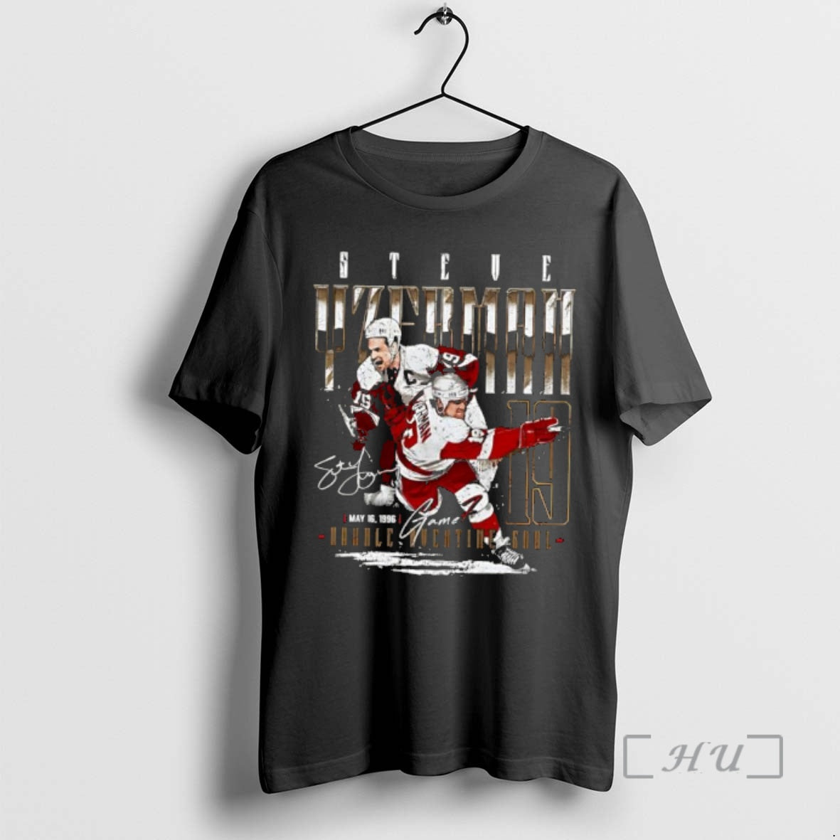 Officials Steve Yzerman Detroit Game 7 1996 Hockey Player